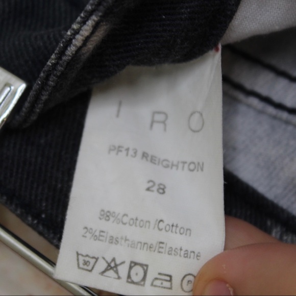 IRO Reighton Skinny Jeans Tie Dye Crystal Pattern - Picture 5 of 10